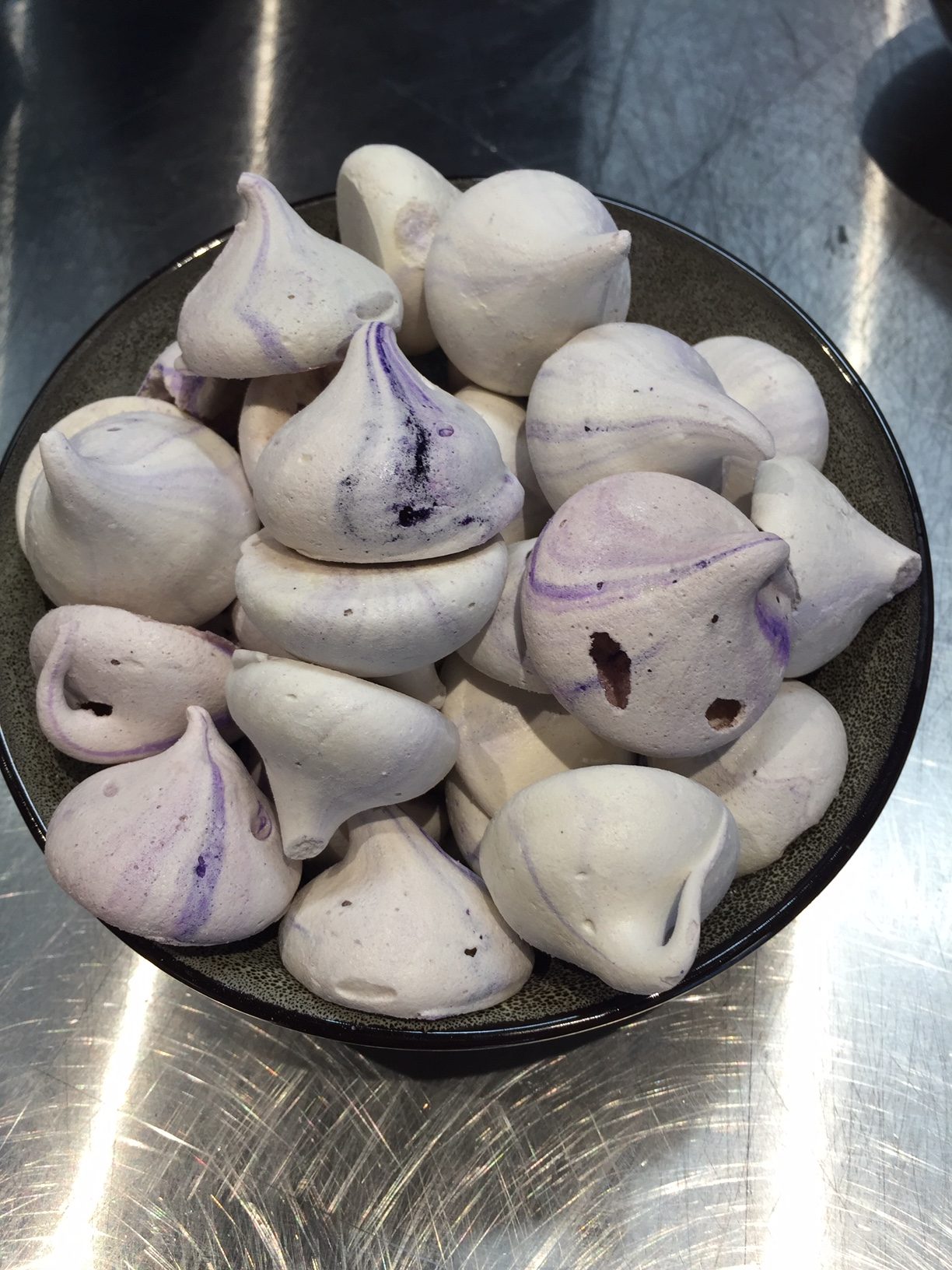 Purple macarons